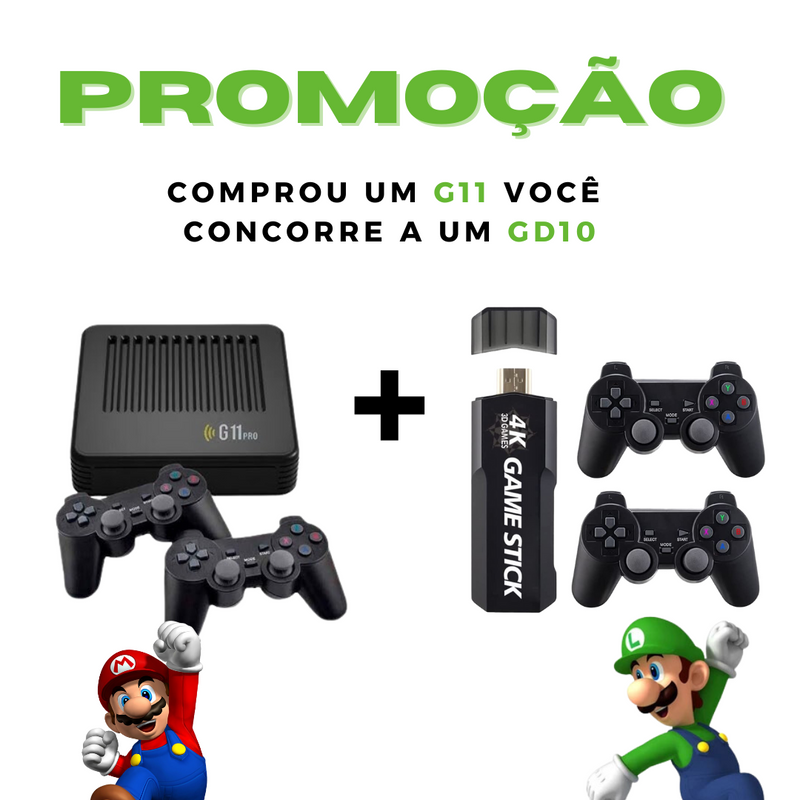 GAME G11 PRO + 45 mil jogos - 128G